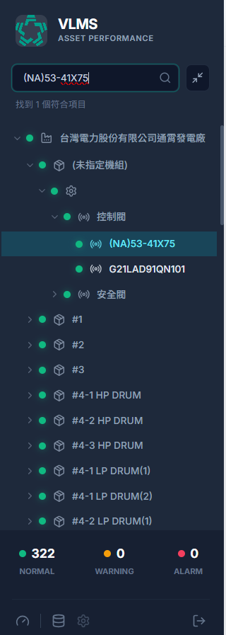 關鍵字查詢畫面